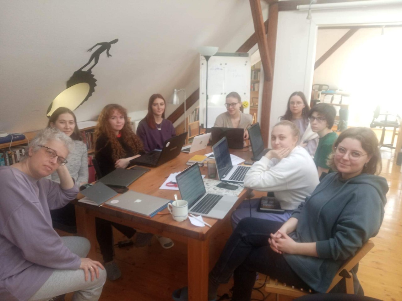 Az orosz műfordító workshop résztvevői